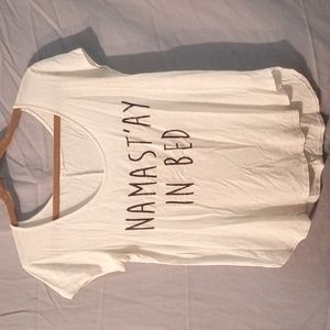 NAMAST'AY IN BED SHIRT SIZE M